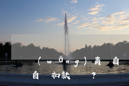 網(wǎng)商貸自動還款時間查詢：幾點自動扣款？